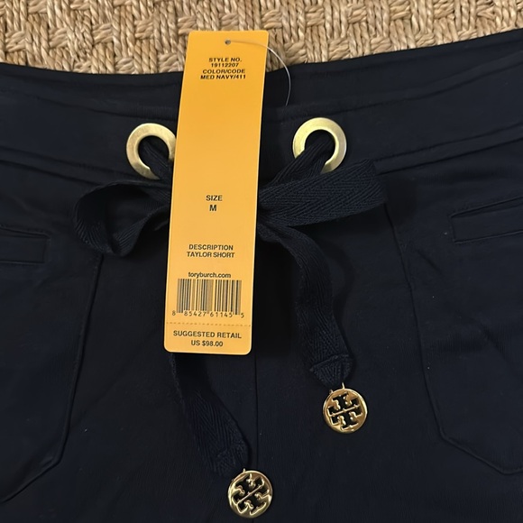 NWT Brand New Tory Burch navy Taylor short - Picture 2 of 3
